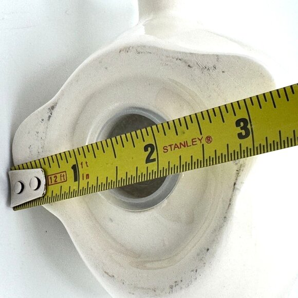 Ceramic Fish White Piggy Bank Coin Saver Japan 5" - Picture 2 of 7